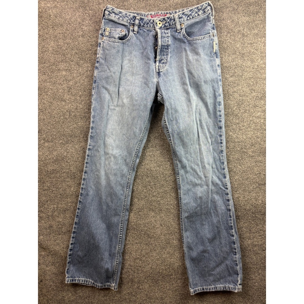 Silver Jeans Straight Leg Women 30/32 Light Blue Button Fly Vintage Canada
